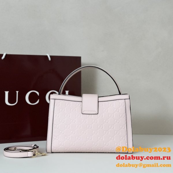 Gucci Padlock Medium Top Hhandle GG Leather 838992 Bag