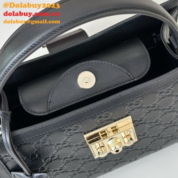 Gucci Padlock Medium Top Hhandle GG Leather 838992 Bag