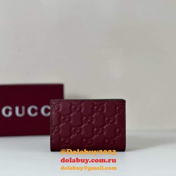Gucci Top Quality GG Emblem Small 847208 Wallet