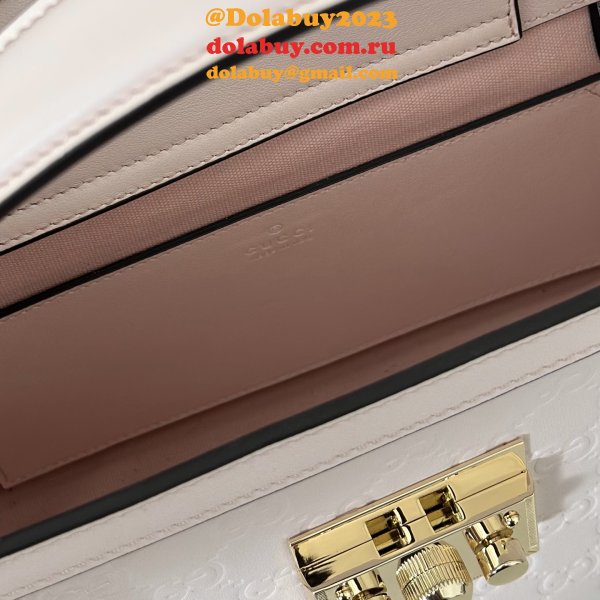 Gucci Padlock Medium Top Hhandle GG Leather 838992 Bag