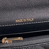 Designer Replcias 25C AP4406 Lychee Leather Black/White Bag